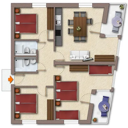 Apartmán Laura Mayrhofen